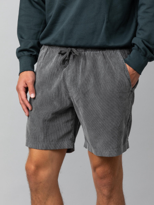 Corduroy Easy Short Black