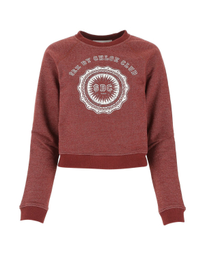 See By Chloé Logo Print Crewneck Sweatshirt