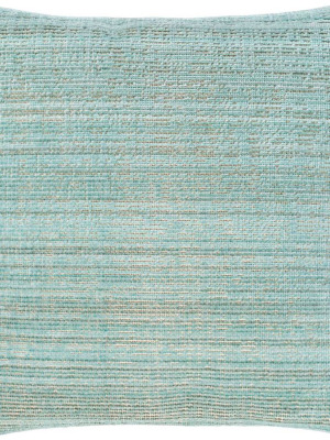 Ben Pillow Beige/emerald/aqua