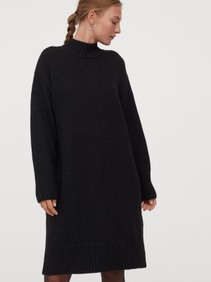 Knit Turtleneck Dress