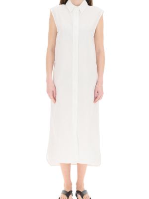 Loulou Studio Sleeveless Shirt Dress