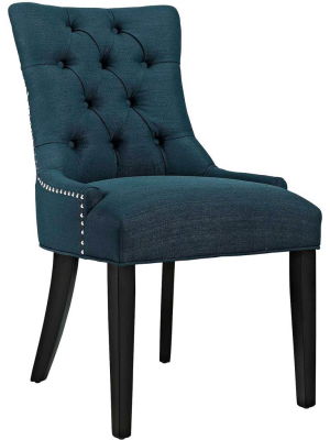 Riley Fabric Dining Chair Azure