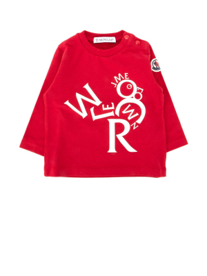 Moncler Enfant Logo Rooster Printed T-shirt