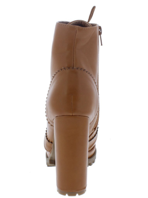 Key93 Camel Pu Women's Boot