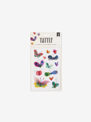 Temporary Tattoo Sheets - Butterfly Frenzy