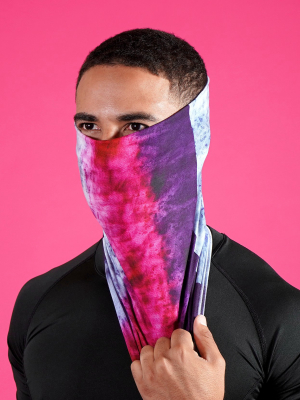 Pink Tie Dye Neck Gaiter