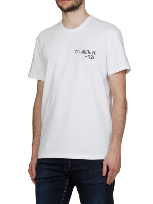 Fay Archive Logo Print T-shirt