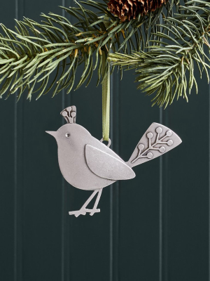 Fancy Bird Ornament (left Facing)