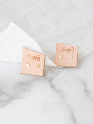 Satomi Studio Full Moon Studs