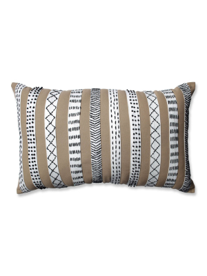 12"x20" Decorative Bands Lumbar Throw Pillow - Pillow Perfect