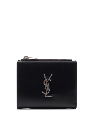 Saint Laurent Monogram Motif Zipped Wallet