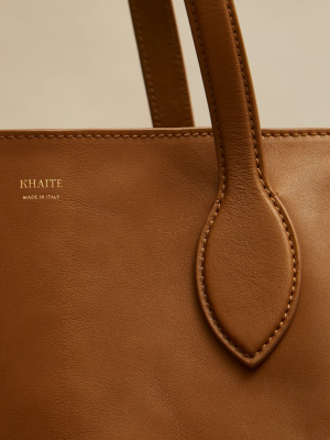 The Large Osa Tote In Caramel Leather