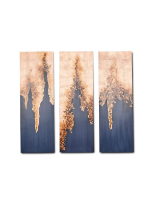 Cascading Copper Wall Art