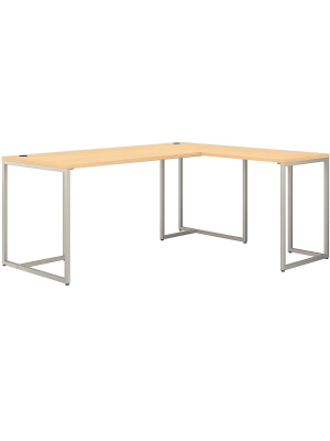 Bush Furniture Office By Kathy Ireland Method 71 L-shaped Desk, Natural Maple Mth017ac