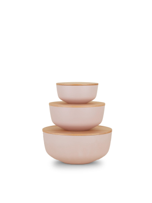 Essential Lidded Bowls, Set Of 3