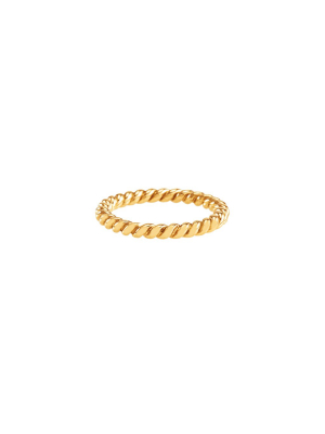 Thick Twist Ring - Rose Gold