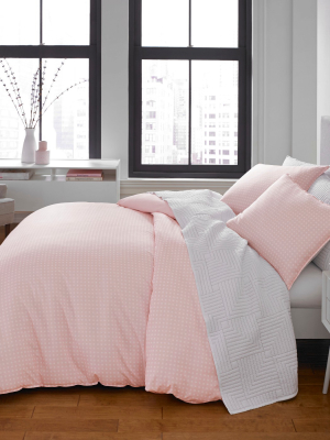 Pink Penelope Comforter Set - City Scene