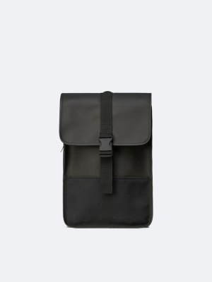 Black Buckle Mini Backpack