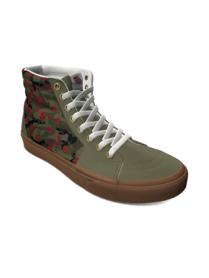 Customs Camo Roses Sk8-hi