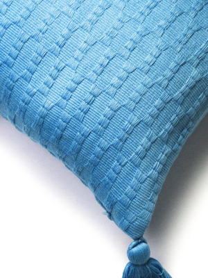 Antigua Pillow - Sky Blue Solid