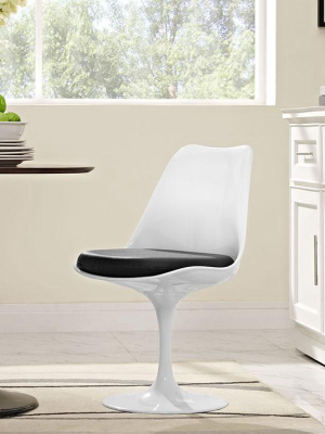 Tulip Style Dining Vinyl Side Chair