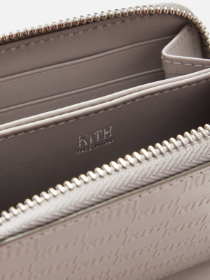 Kith Zip Around Wallet - Light Grey - Autumn