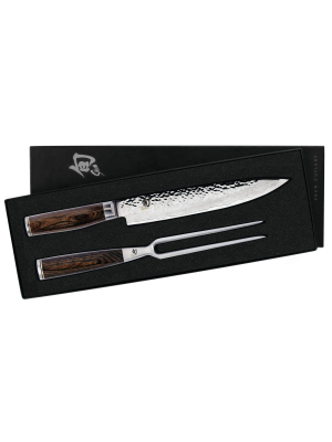 Shun Premier 2pc Carving Knife Set