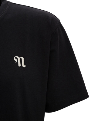 Nanushka Reece Logo Embroidered T-shirt