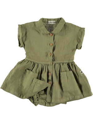 Linen Baby Dress