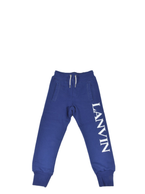 Lanvin Enfant Logo Printed Drawstring Track Pants