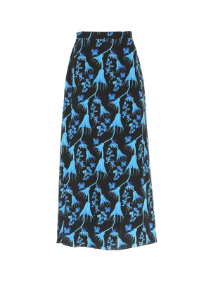 Marine Serre Printed Wrap Skirt