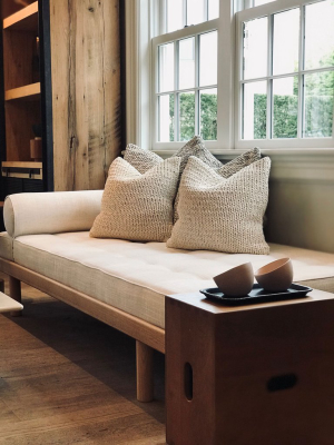 Charlotte Perriand Daybed In Natural Oak Frame By Cassina