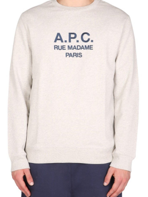 A.p.c. Rufus Logo Embroidered Sweatshirt