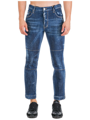 Dsquared2 Panelled Cropped Jeans