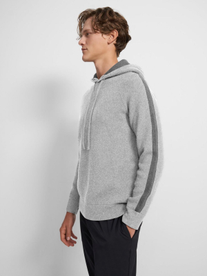 Hoodie In Wool-cashmere