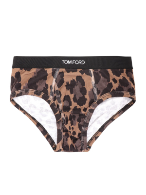 Tom Ford Leopard Print Briefs