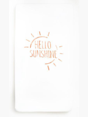 Coveted Things Hello Sunshine Crib Sheet