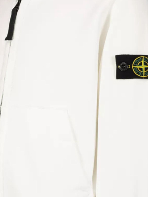 Stone Island Junior Logo Patch Hooded Jacket