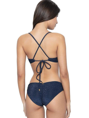 Pq Swim Sapphire Basic Ruched Full Bottoms