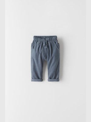 Fine Waled Corduroy Pants