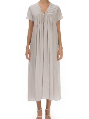 Romantic Cappuccino Silk Bamboo Dress