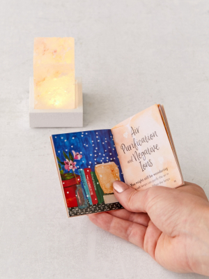 Himalayan Mood Lamp Mini Book + Lamp Set