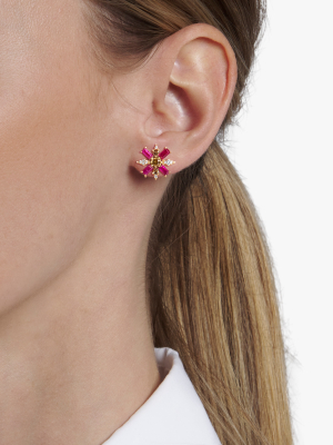 Rucha Ruby Stud Earrings