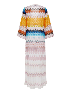 Printed Chiffon Kaftan
