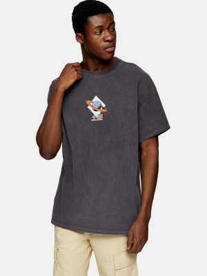 Gray Planet T-shirt