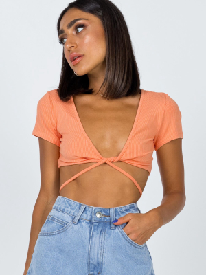 Mazie Top Orange