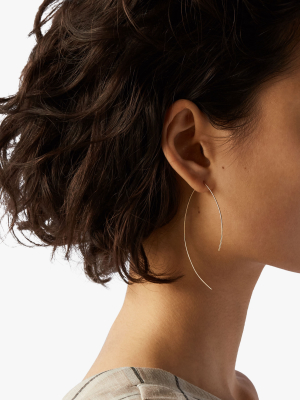 Oval Ear Hoop Earrings