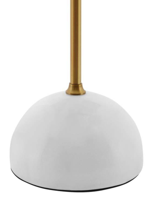 Convey Bronze And White Marble Table Lamp