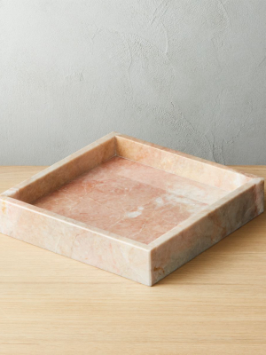 Stack Small Pink Marble Tray