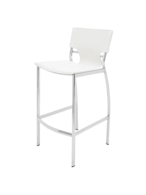 Nuevo Lisbon Bar Stool - White